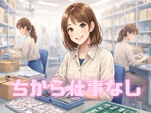 土日休みでプライベートも充実◎小型部品の外観チェック♪かんたん作...
